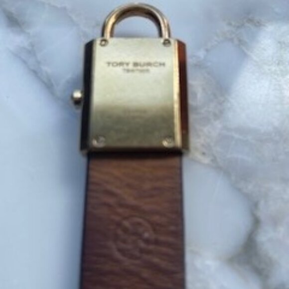 Tory Burch Surrey Black Leather Strap Women's Watch - Picture 5 of 6